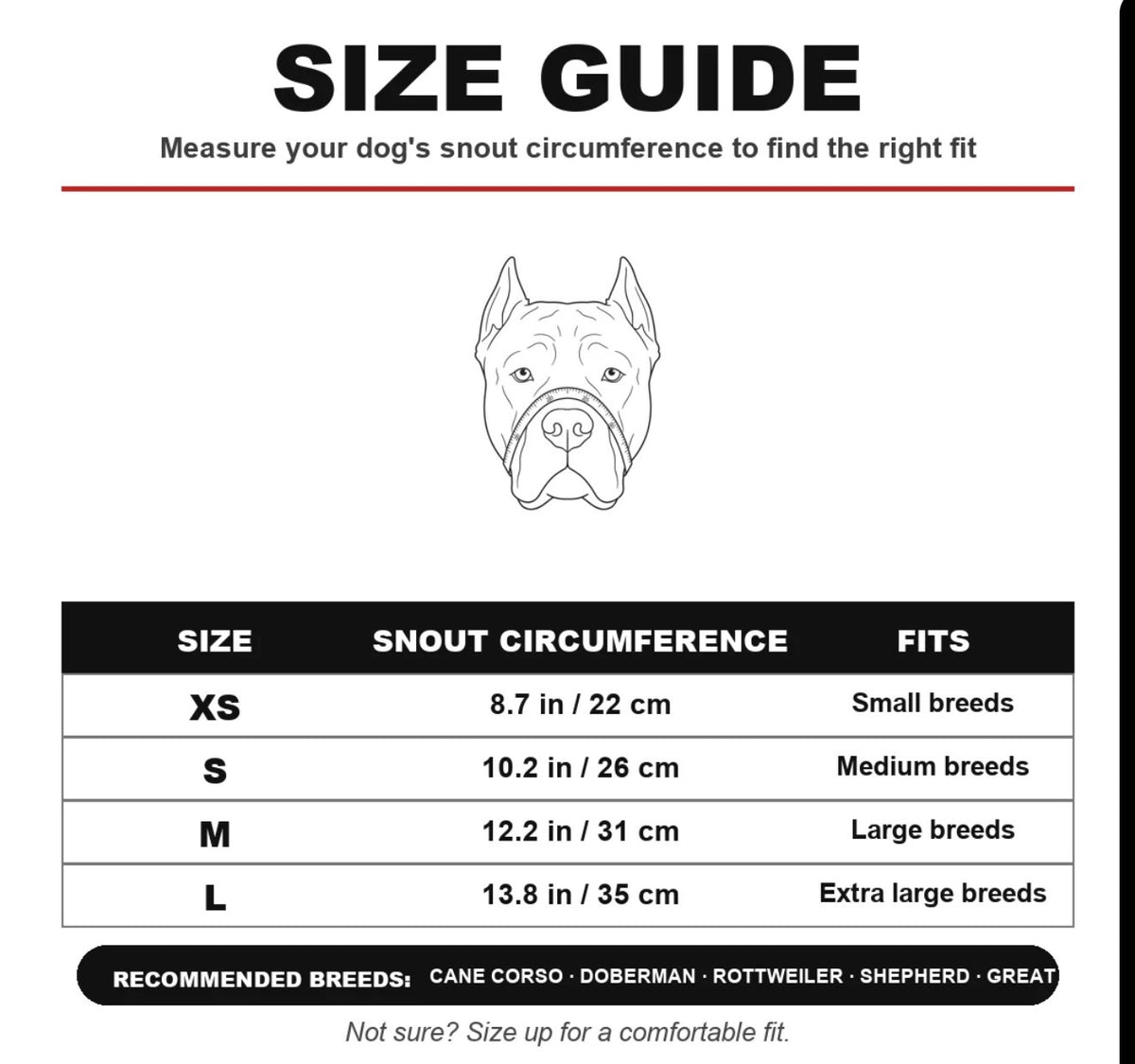 GrinGuard™ Dog Muzzle