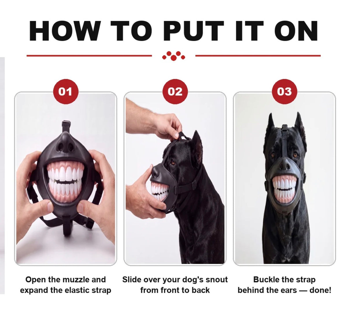 GrinGuard™ Dog Muzzle