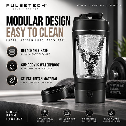 Electric Protein Shaker Bottle