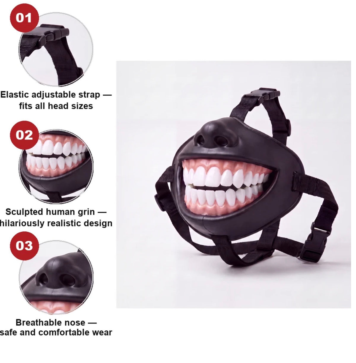 GrinGuard™ Dog Muzzle