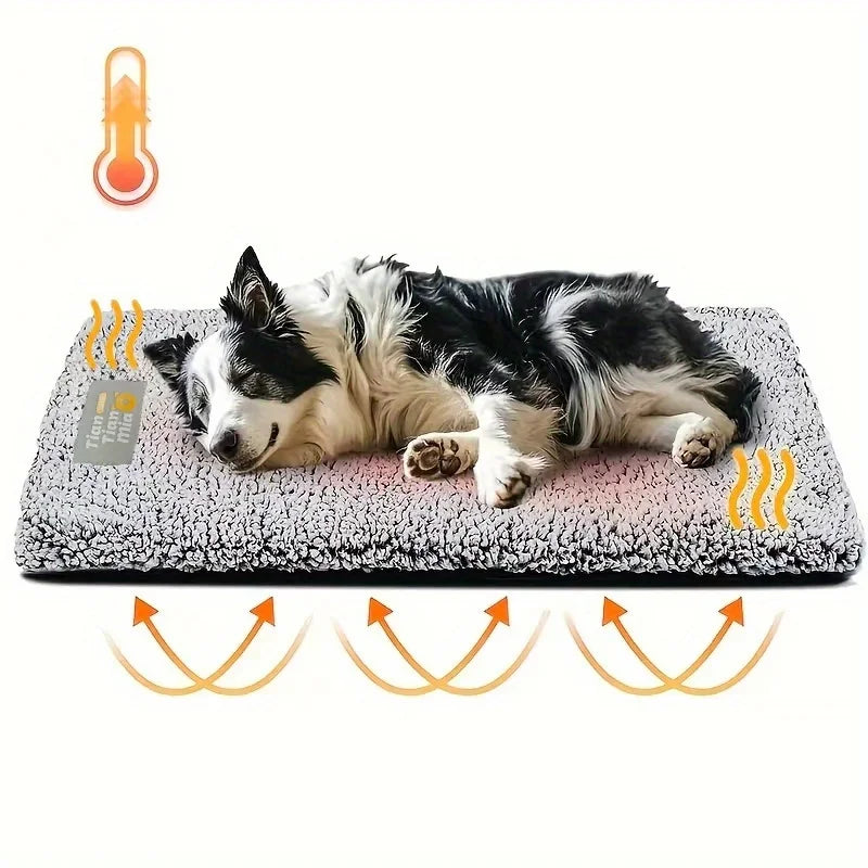 Winter Warming Pet Mattress - Washable Non-Slip Pad for Dogs & Cats