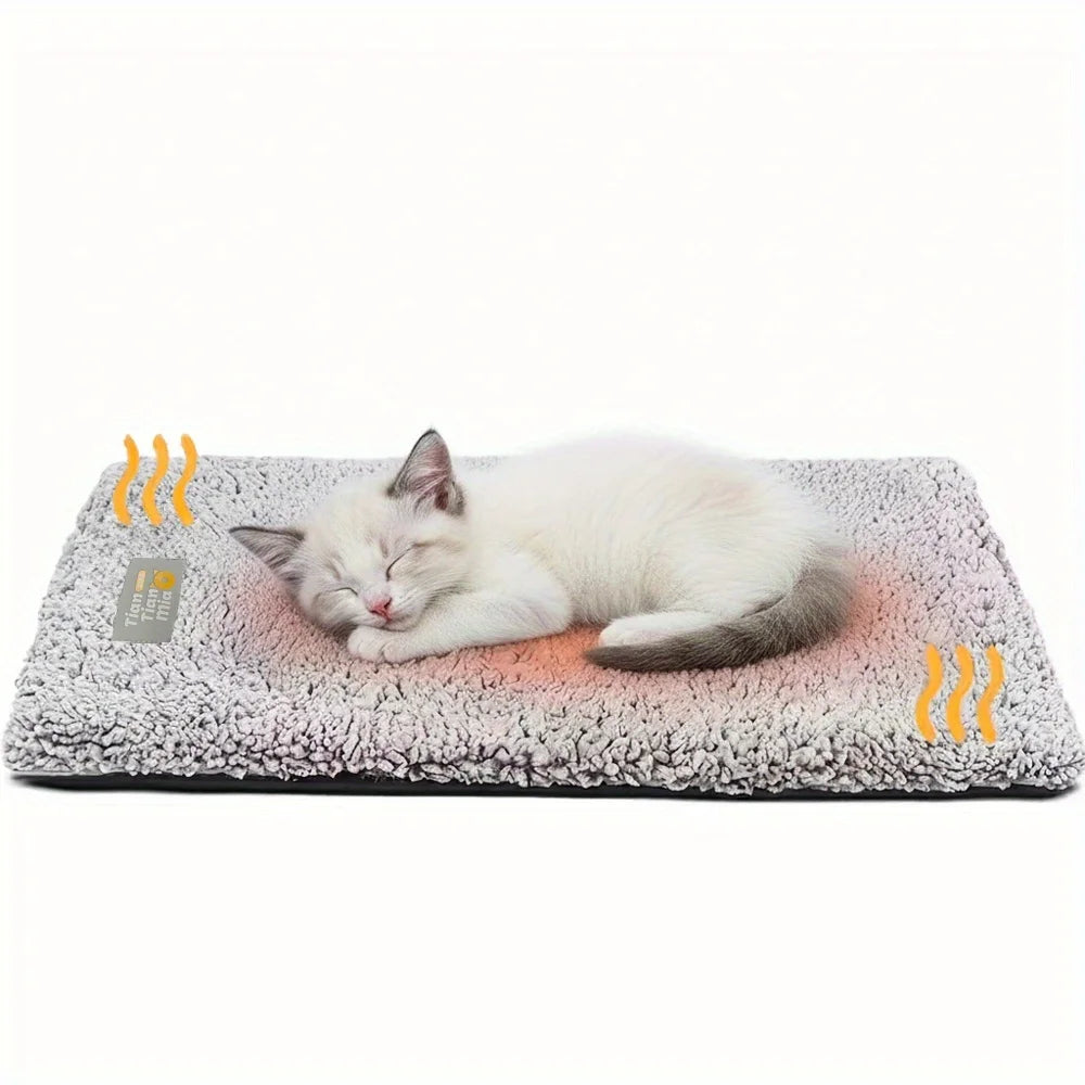 Winter Warming Pet Mattress - Washable Non-Slip Pad for Dogs & Cats