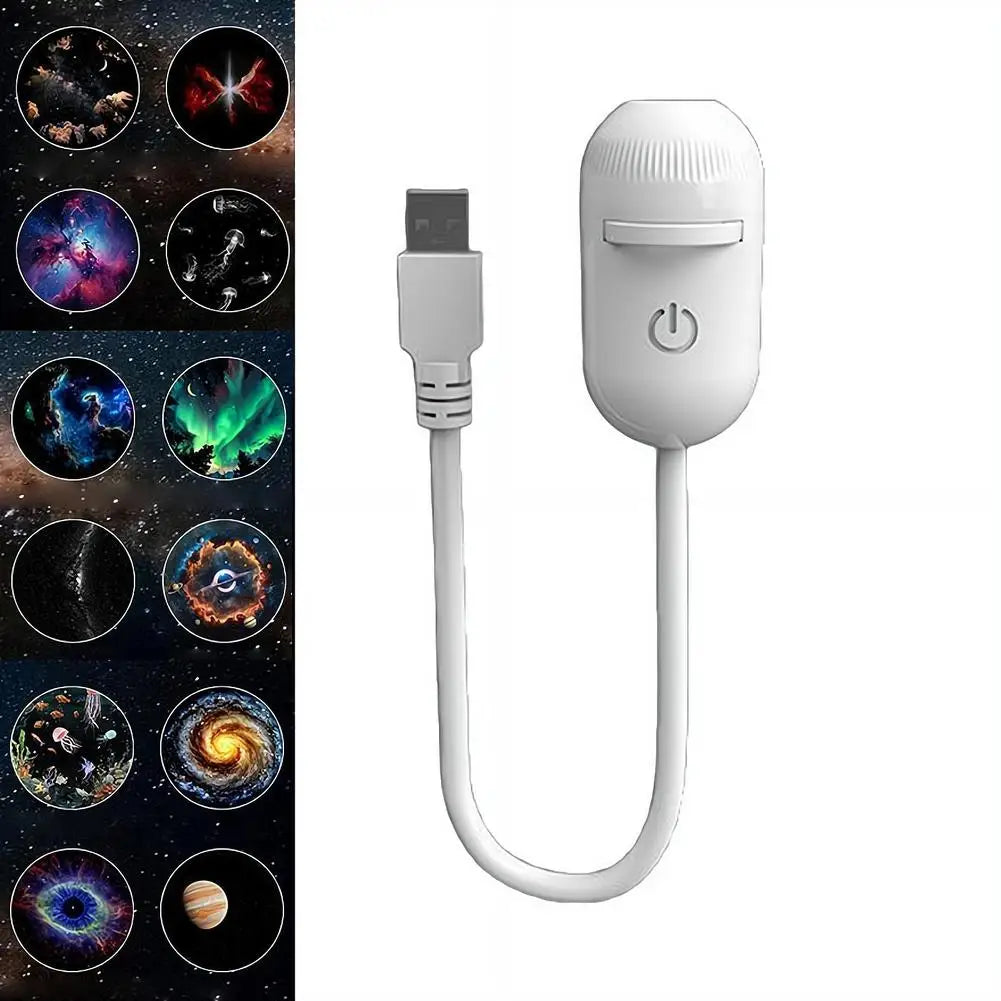 USB galaxy projector night light, view 2