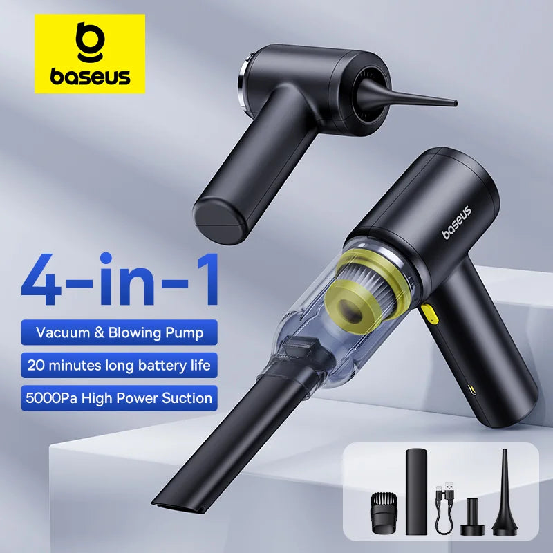 Baseus 4-in-1 cordless car vacuum cleaner, view 1