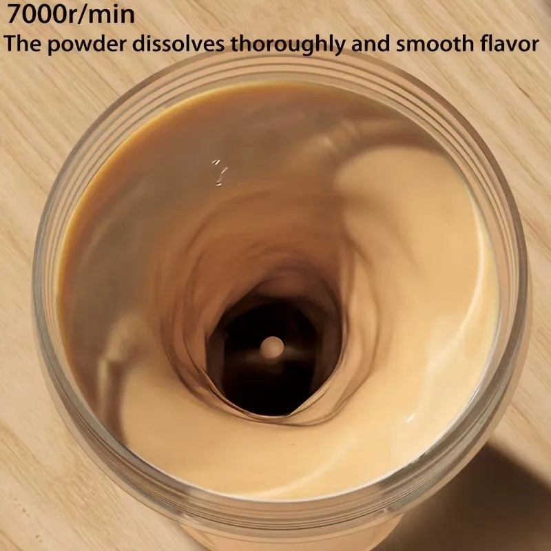 Electric protein shaker bottle, view 4