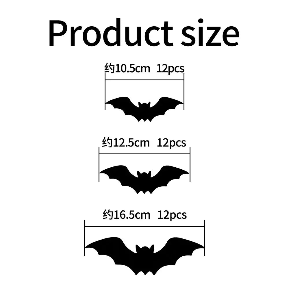 3D Bat Wall Decal LED Night Light