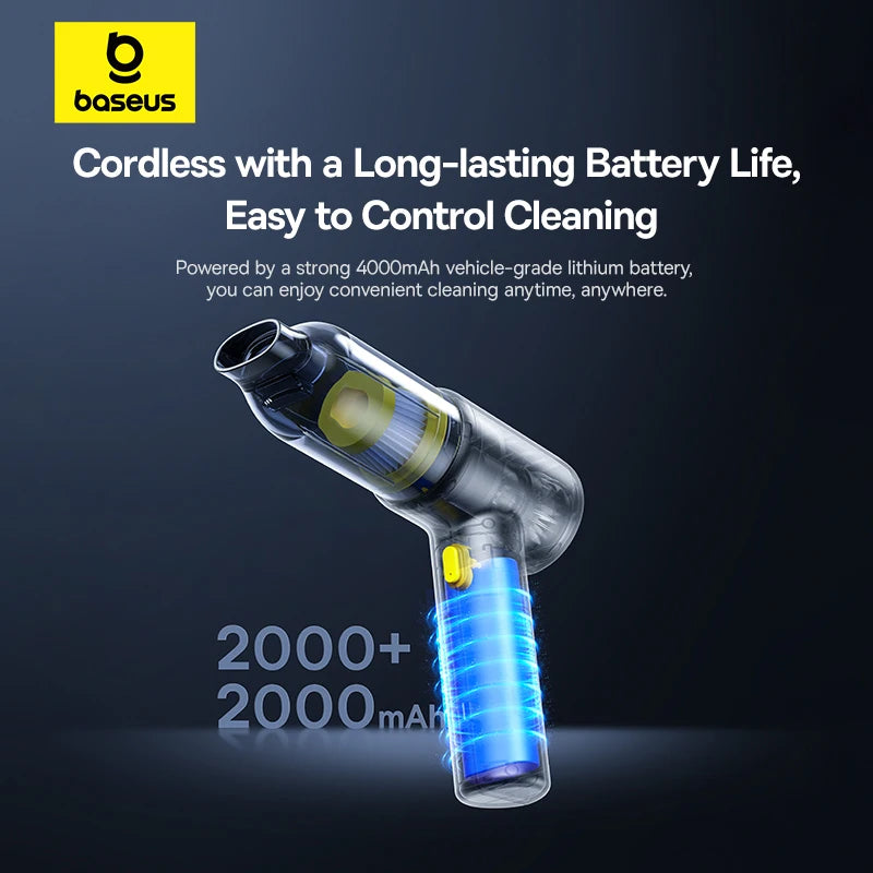 Baseus 4-in-1 Car Vacuum Cleaner